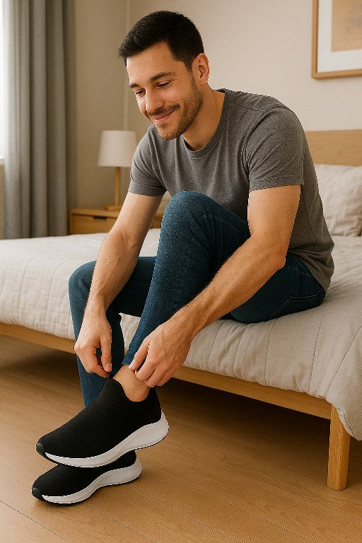 Tênis Youth Class Ascencion Calce Fácil Masculino Preto Edição Limitada