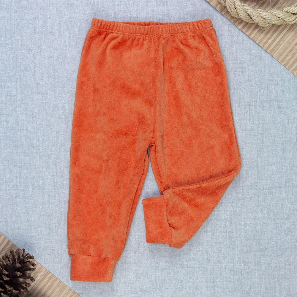 Calça De Plush Para Bebê Quentinha E Confortável