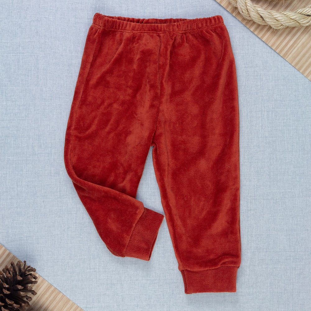 Calça De Plush Para Bebê Quentinha E Confortável