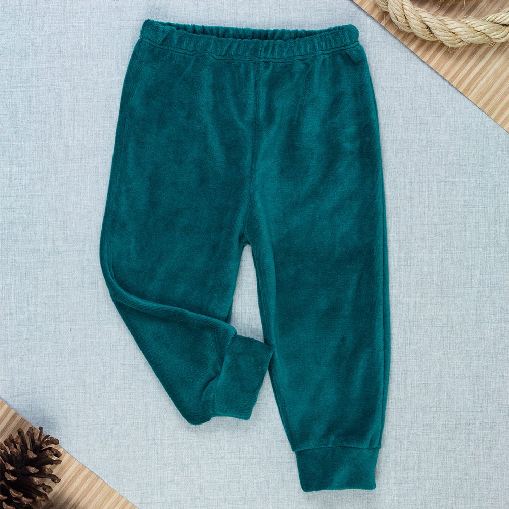 Calça De Plush Para Bebê Quentinha E Confortável