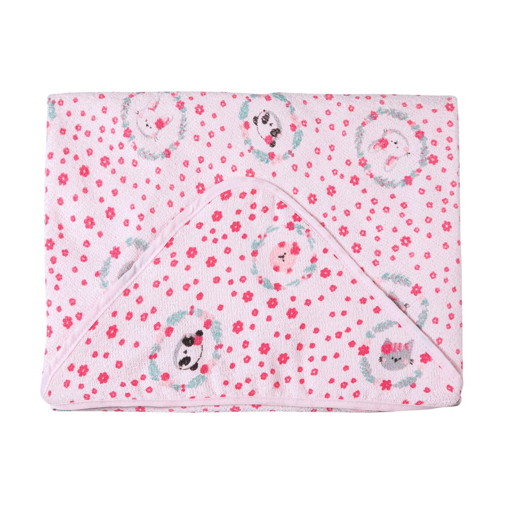 Toalha Bebê Com Felpuda 100% Algodão Com Capuz