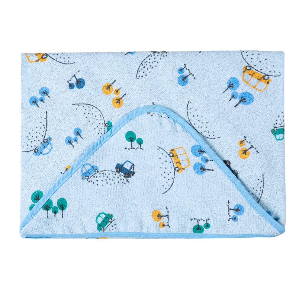 Toalha Bebê Com Felpuda 100% Algodão Com Capuz