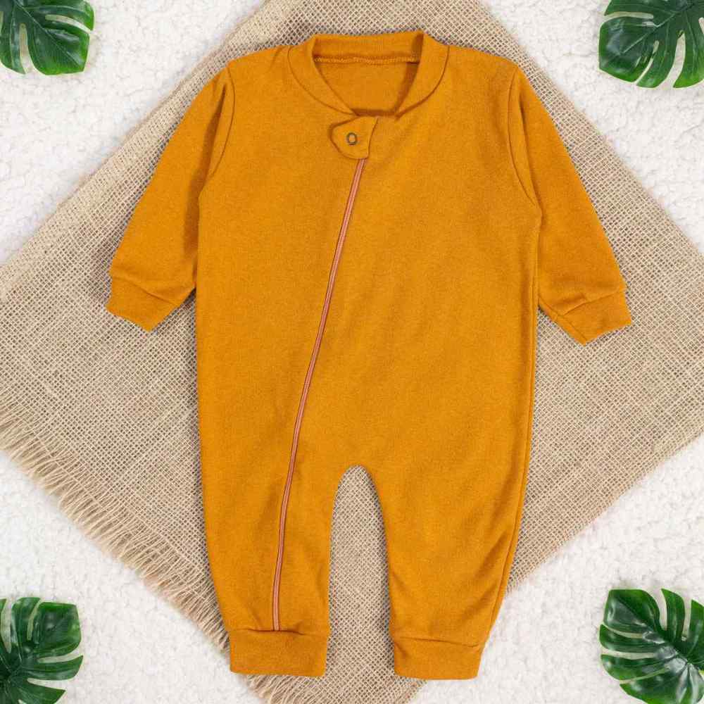 Macacão Bebê Algodão - Tons Terrosos Para Máximo Aconchego