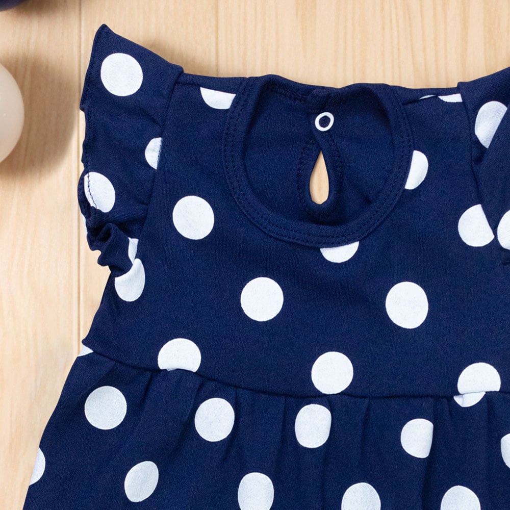 Macacão Curto Estampa Minimalista - Conforto E Estilo Para Sua Bebê