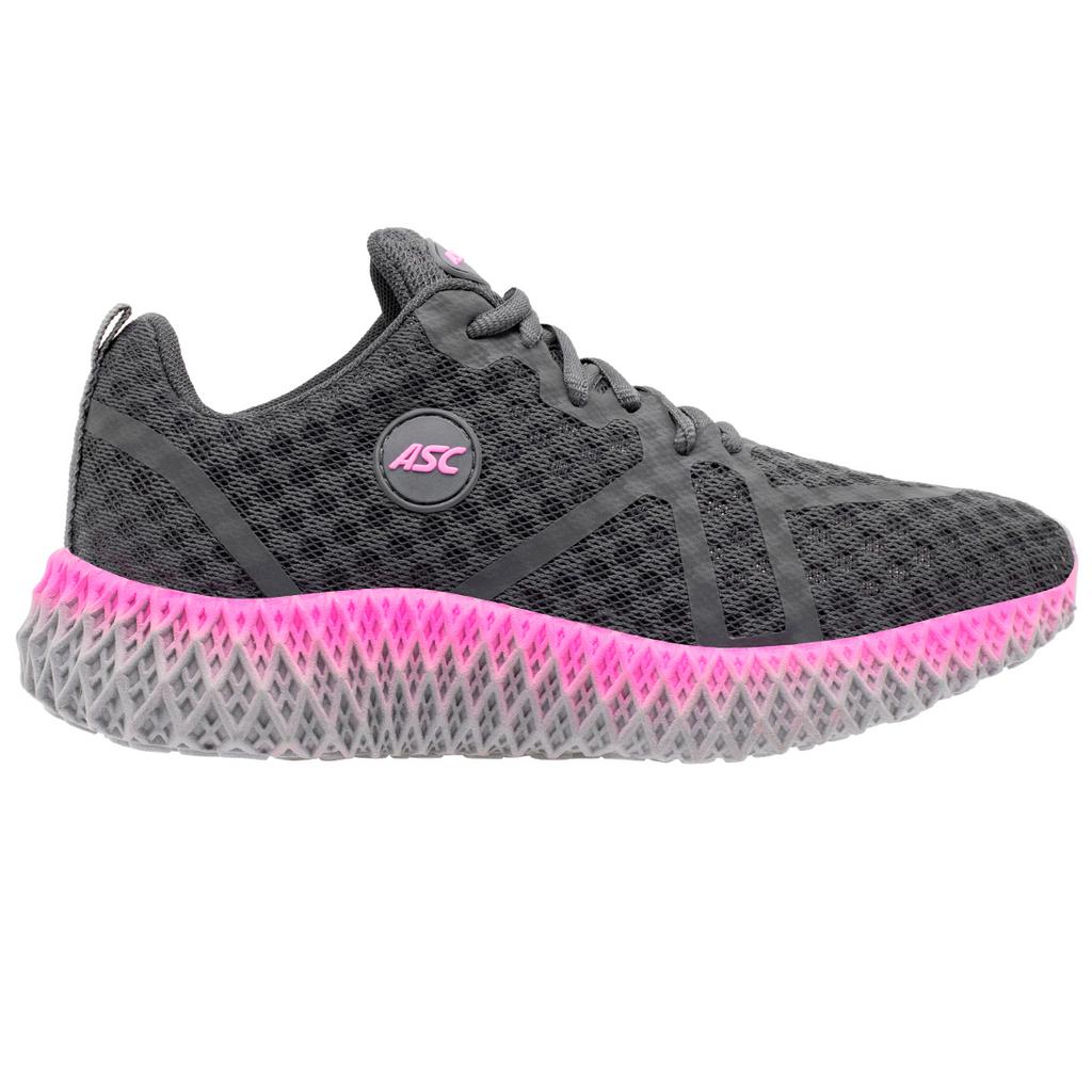 Tênis Esportivo Feminino Youth Class Ghost 3 Grafite e Pink para Caminhada