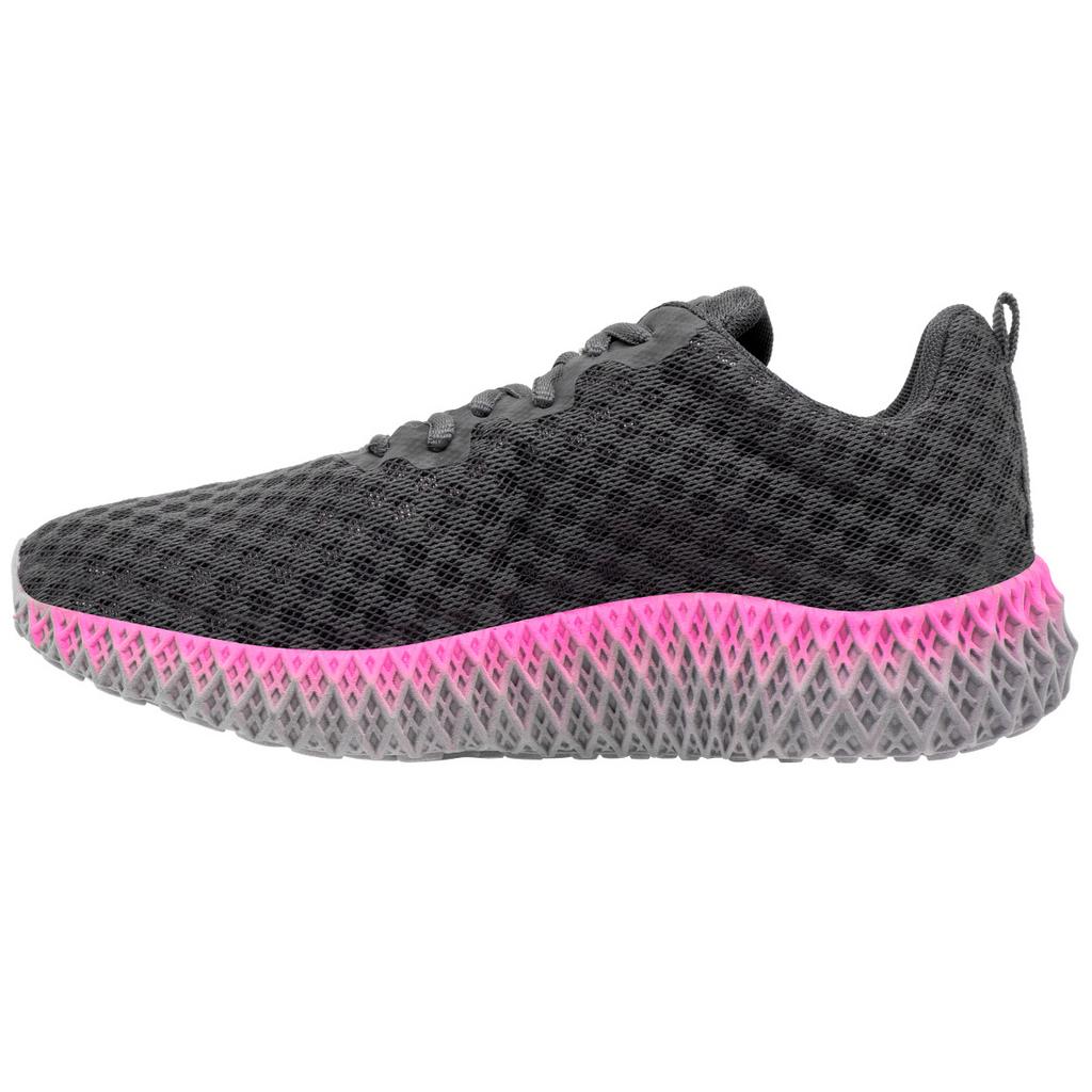 Tênis Esportivo Feminino Youth Class Ghost 2 Grafite e Pink para Caminhada