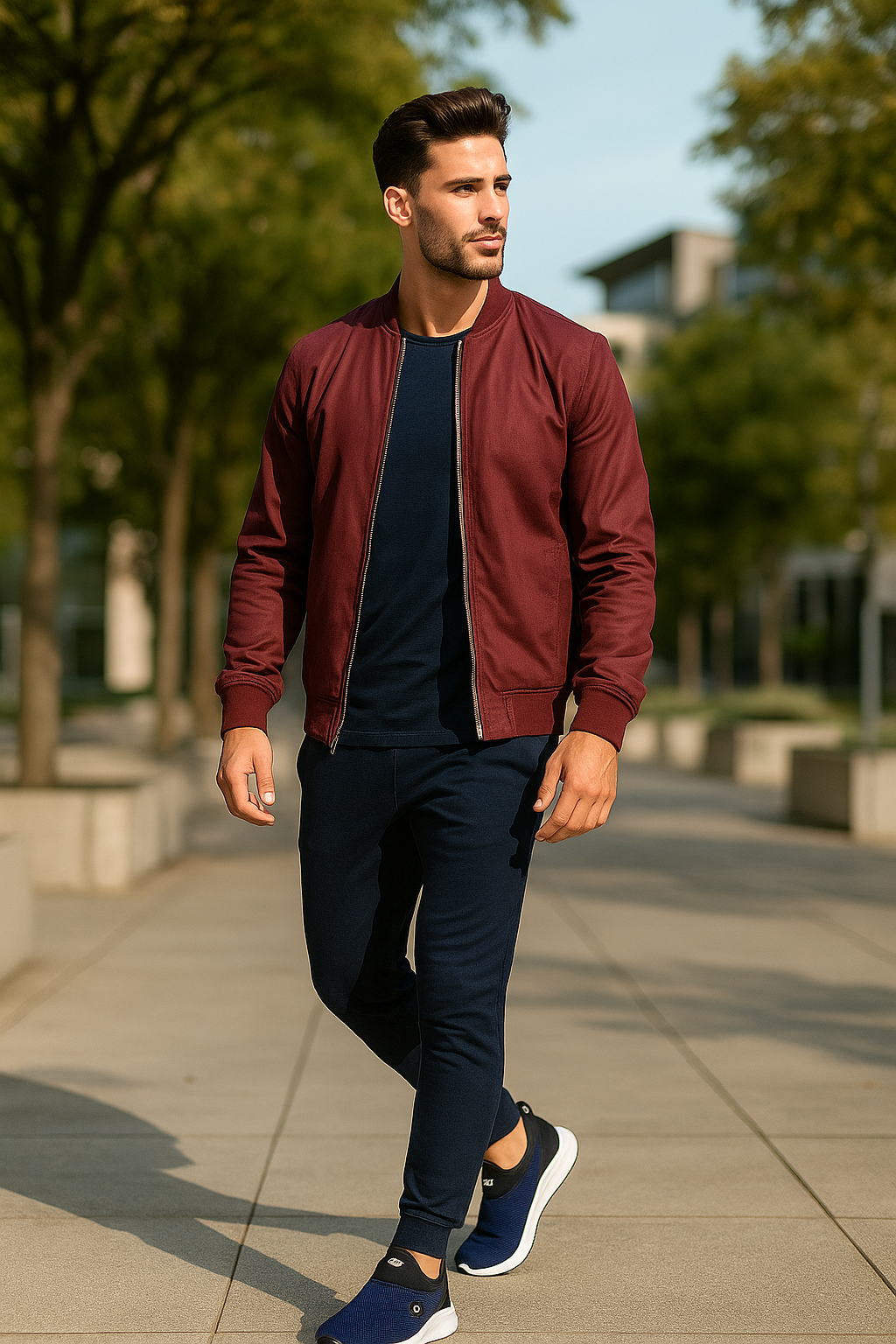 Tênis Youth Class Ascencion Calce Fácil Masculino Azul Marinho Edição Limitada