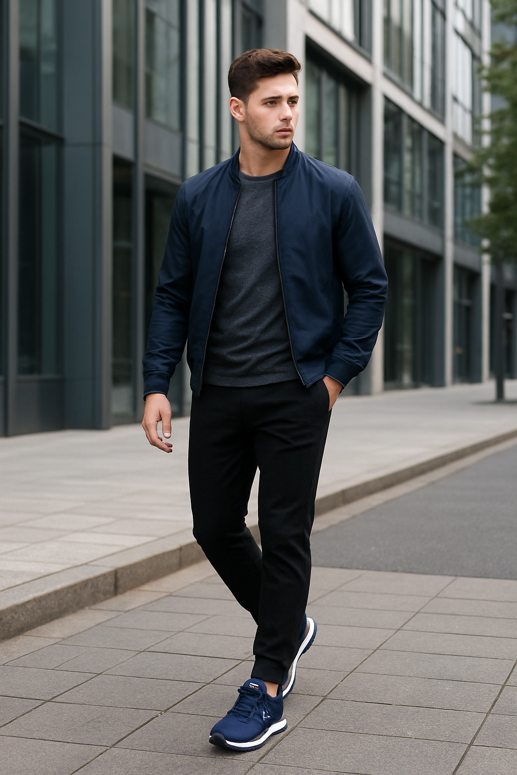 Tênis Masculino Marinho Tamanho Especial - Youth Class