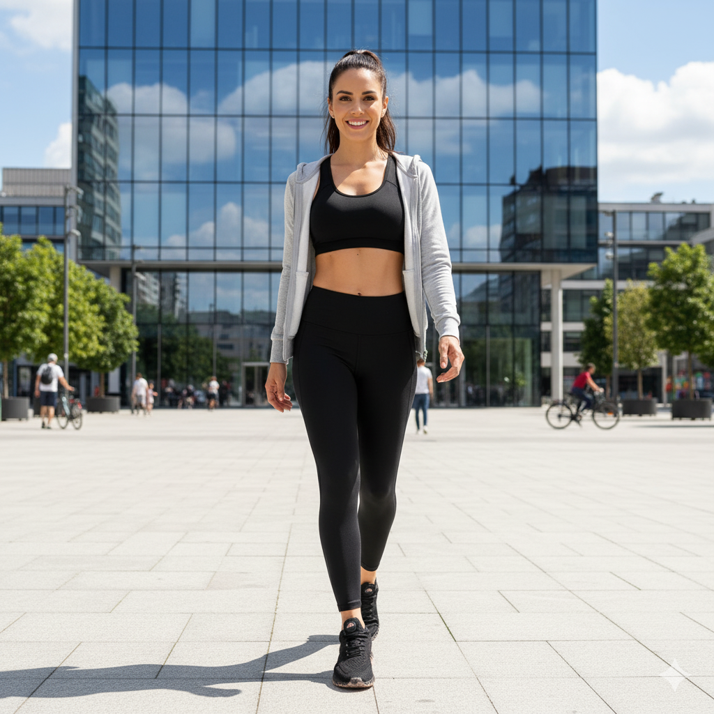 Tênis Esportivo Feminino Youth Class Ghost 3 Preto e Rose para Caminhada