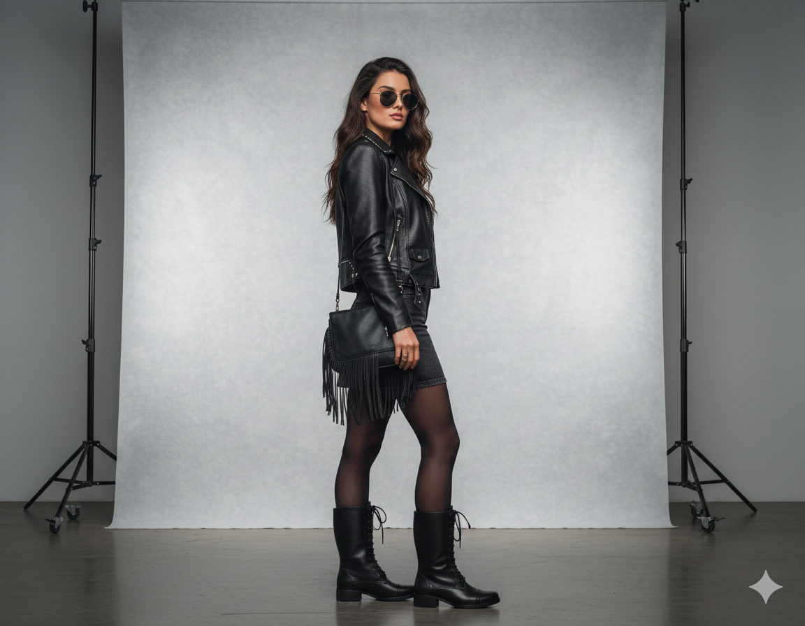 Bota Coturno Feminina Bárbara Barros Couro Legítimo Comfort Preta