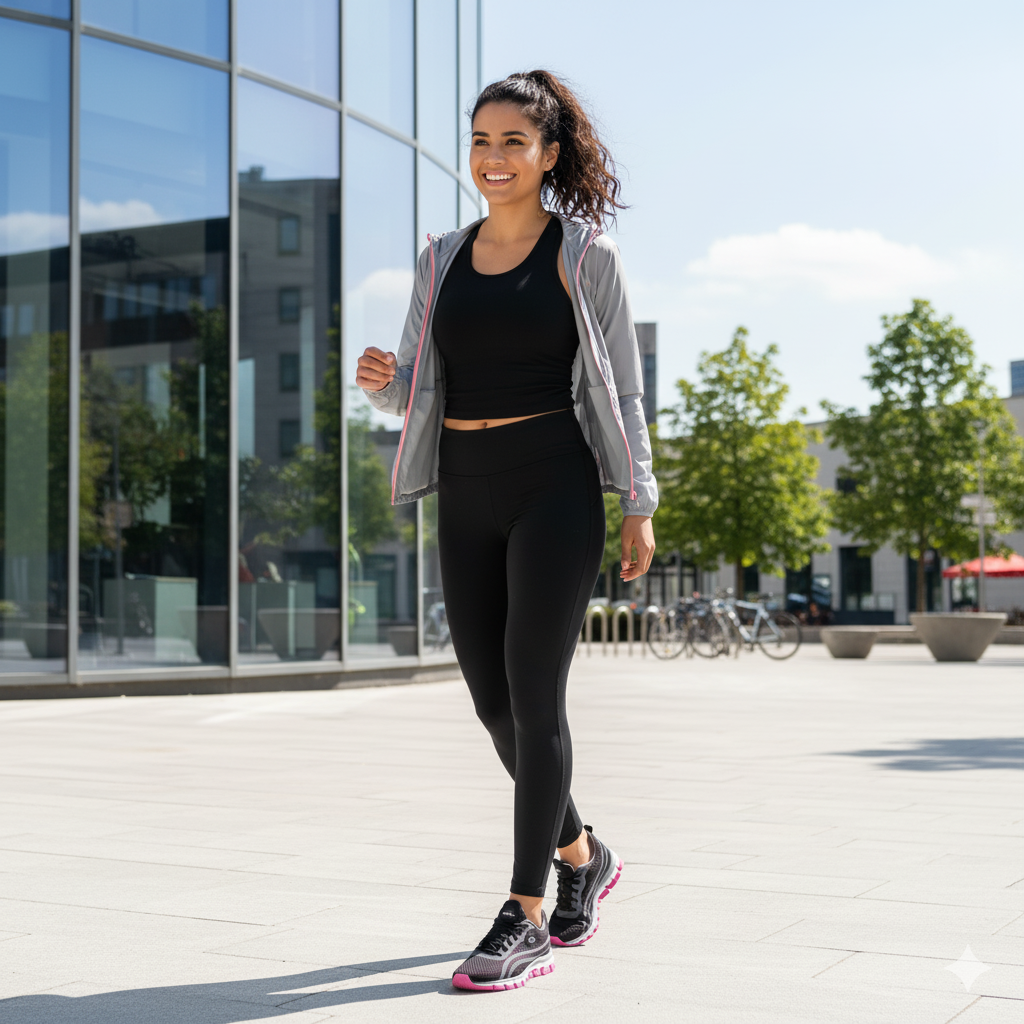 Tênis Youth Class Lege 21 Unissex Preto e Cinza para Caminhada e Academia com Amortecimento