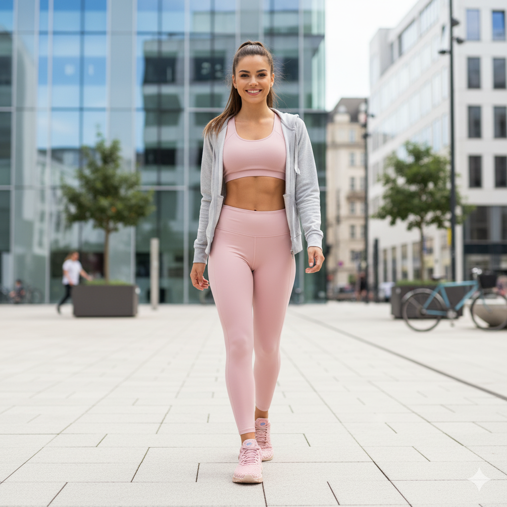 Tênis Esportivo Feminino Youth Class Ghost 2 Rose para Caminhada