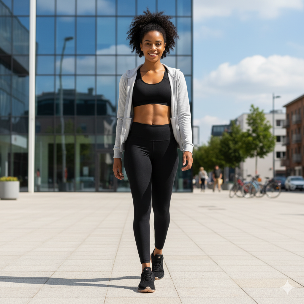 Tênis Esportivo Feminino Youth Class Ghost 2 Preto e Rose para Caminhada