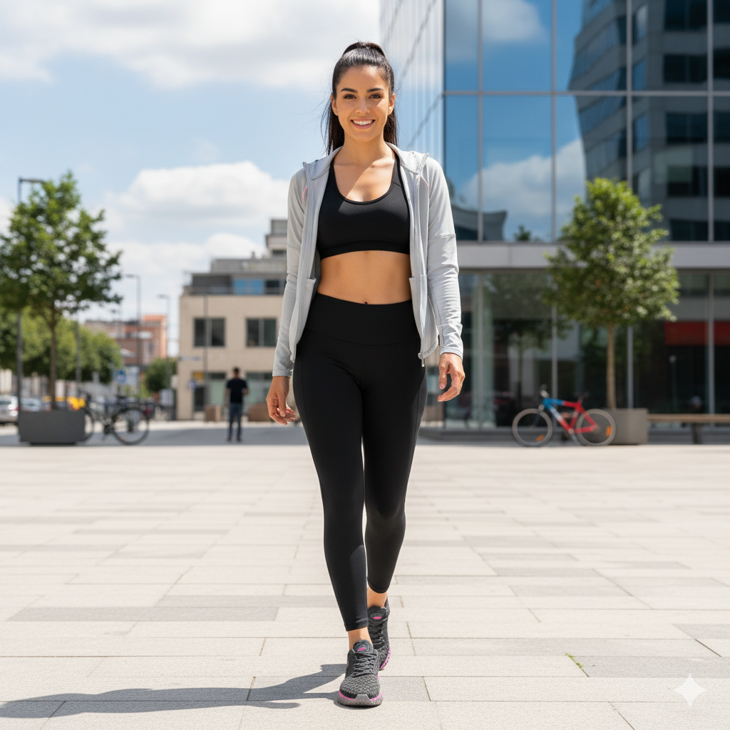 Tênis Esportivo Feminino Youth Class Ghost 2 Grafite e Pink para Caminhada