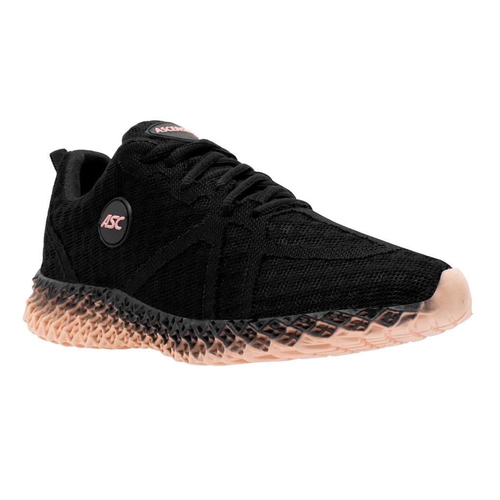 Tênis Esportivo Feminino Youth Class Ghost 3 Preto e Rose para Caminhada