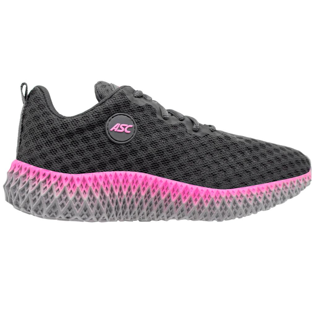 Tênis Esportivo Feminino Youth Class Ghost 2 Grafite e Pink para Caminhada