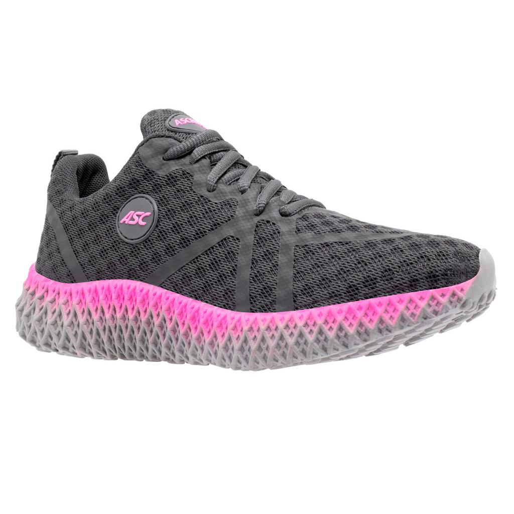 Tênis Esportivo Feminino Youth Class Ghost 3 Grafite e Pink para Caminhada